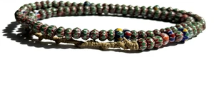 VINTAGE AFRICAN TRADE BEAD NECKLACE - Picture 1 of 10