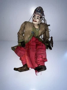 Antike Marionette  Holz   50 cm - Bild 1 von 8