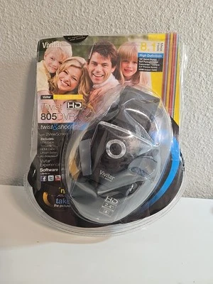 Vivitar ViviCam iTwist X018 8.1MP Digital Camera Black New  - Image 1 of 4