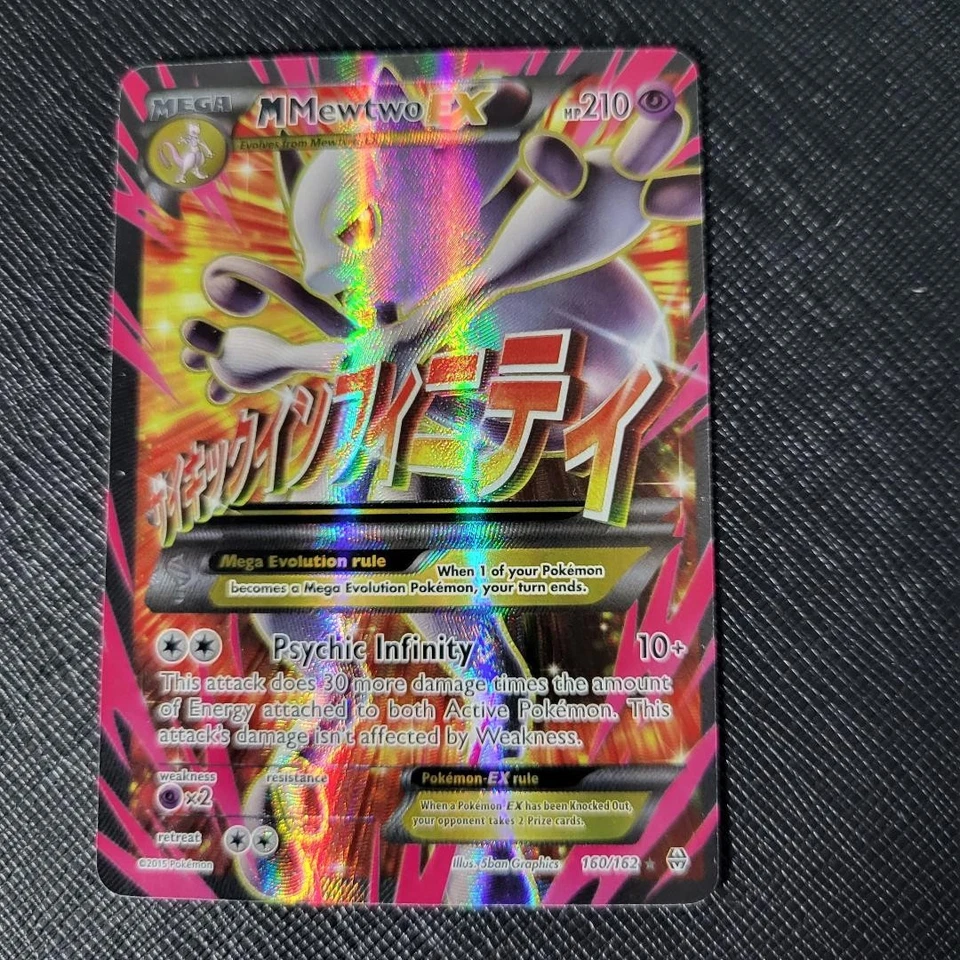 Pokemon TCG M Mewtwo EX XY Breakthrough 160/162 Full Art [NM] - Image 1 of 2
