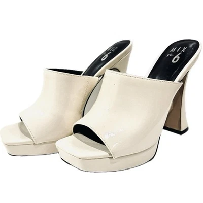 👠✨ Новый без ЯРЛЫКОВ - МИКС NO. 6 кремовых бежевых каблуков на платформе | не совсем белые туфли | женские размер 8 - Изображение 1 из 4