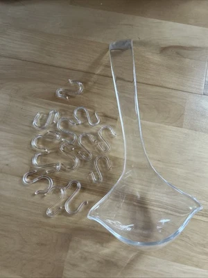 复古 11.5 英寸塑料沙碗梯子斗篷和 12 个拳击碗杯挂钩衣架 — 第 1/4 张图片