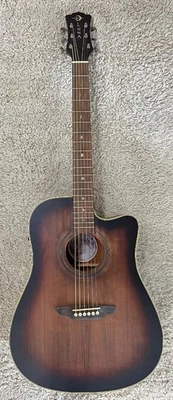 Luna Art Vintage Dreadnought 12 String Solid Top Acoustic Electric Guitar - DEMO - Image 1 of 4