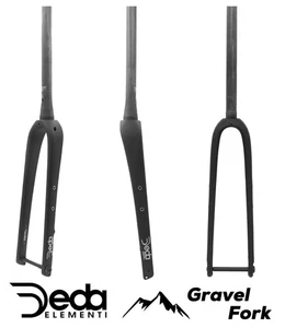 Gravel Fork Carbon  Tapered Bicycle Front Fork 700C x 45C Thru Axle 12x100mm - Picture 1 of 20