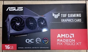ASUS TUF Gaming Radeon RX 7600 XT OC Edition 16GB GDDR6 Grafikkarte - Bild 1 von 2