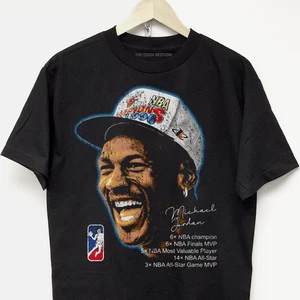 MJ CHICAGO BULLS T-SHIRT vintage rap hip hop graphic streetwear rodman tupac y2k - Picture 1 of 3
