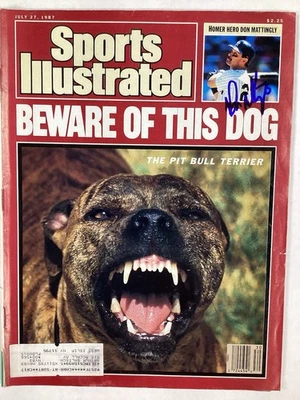 Don Mattingly Signed Sports Illustrated 7/27/87 Yankees Baseball Autograph JSA - Image 1 of 4