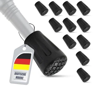 12x tampón de goma para bastones de marcha nórdica accesorios bastones de trekking almohadillas - Imagen 1 de 8