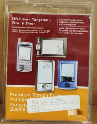 TUNGSTEN ZIRE AND TREO PREMIUM COMES WITH 13 SCREEN PROTECTORS - Image 1 of 2