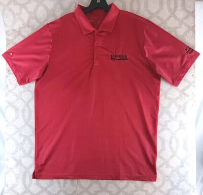 Camisa Polo Antigua Para Hombre Grande Roja Mangas Cortas Foto 1 de 4
