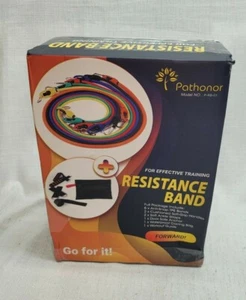 11 PCS Resistance Band Set Yoga Pilates Abs Exercise Fitness Tube Workout Bands - Picture 1 of 4