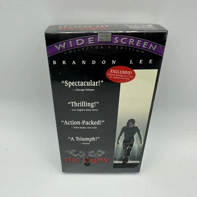 SEALED The Crow VHS 1997 collector Ed Letterboxed Brandon Lee Comic book - Image 1 of 4