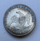 1839 Zapinany biust Half Dollar - Piękny ton!