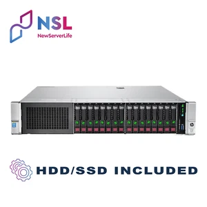 HP DL380 Gen9 16SFF 2x E5-2690v3 2.6GHz =24C 384GB P840 2x 1.2TB SAS 4xRJ45 - Picture 1 of 3