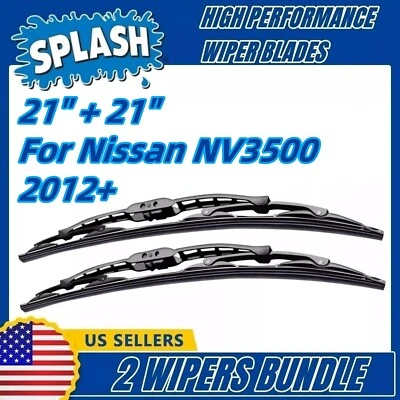 Paquete de 2 limpiaparabrisas premium para Nissan NV3500 2012+ - 19210x2 Foto 1 de 4