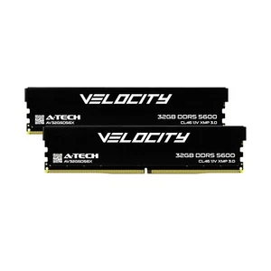 A-Tech Velocity RAM 64GB (2x32GB) DDR5 5600MHz (PC5-44800) XMP 3.0 UDIMM 1.1V... - Picture 1 of 6