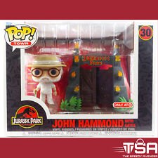 Funko Pop! Town JOHN HAMMOND WITH GATES #30 Jurassic Park Target Exlcusive HTF