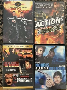 Chuck Norris DVD LOT ~ Delta Force, Lone Wolf mcQuade, Hellbound +++ - Picture 1 of 2