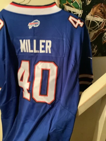 Rare Estate find NWT Von miller  Buffalo Bills On-Field Jersey white Size Small Cover