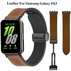 Leather Replacement Strap For Samsung Galaxy Watch Fit 3 SM-R390 Band Silicone