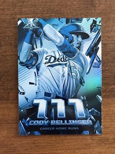 Cody Bellinger 2020 Topps Fire Shattering Stats Blue SS-12 Los Angeles Dodgers