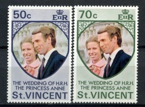 St. Vincent 1973 königliche Hochzeit neuwertig Set #A40713 - Bild 1 von 1