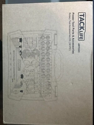 TACKLIFE - Rotary Tool Accessories Kit 361 Pieces Universal Fitment - ART02C - Image 1 of 2