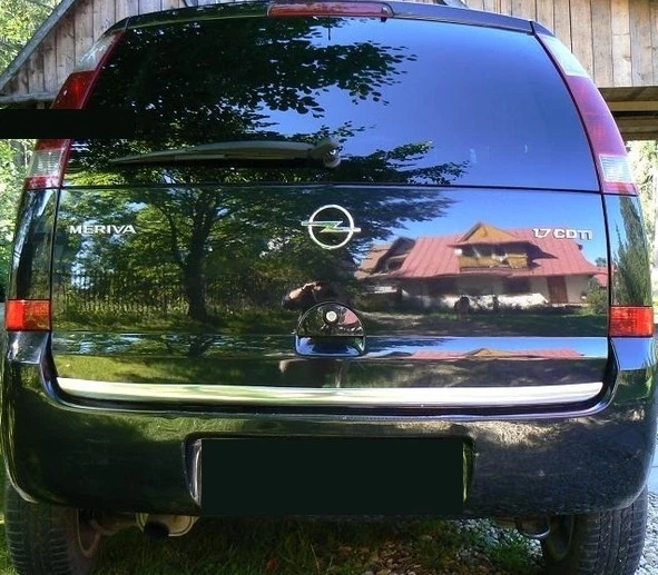 OPEL MERIVA A 03- Chrom Zierleiste Heckleiste Heckklappe Chromleiste Tuning 40MM - Bild 1 von 1
