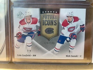 2021-22 Upper Deck SP Authentic Future Icons #FI-16 Caufield/Suzuki #'d 328/399 - Picture 1 of 1