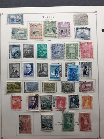 Turkey Stamp Lot 11 Photos Cover
