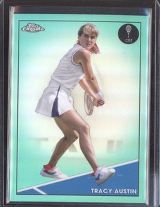 Tracy Austin 2021 Topps Chrome Tennis 2 Aqua 31/150