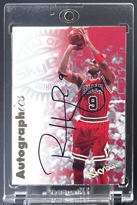 Ron Harper 1997-98 Skybox Premium Autographics SP On Card Auto Chicago Bulls - Image 1 of 2