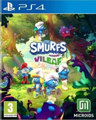 The Smurfs Mission Vileaf PS4 Mint Condition Disc Boxed PS5 Compatible - Image 1 of 4