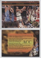 1997 Press Pass Serge Zwikker Tim Duncan Eddie Elisma #41 HOF