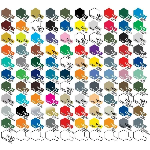 Tamiya Color: Bombolette Spray per Platica da 100ml- Scegli il tuo Colore!