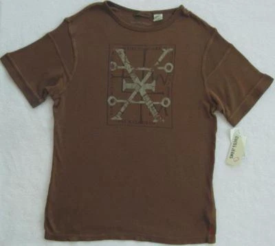 NUEVO CON ETIQUETAS ADIVINAR Top Marrón Niños con Diseño (Talla Grande 16/18) NUEVO Foto 1 de 3