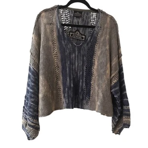 Neu mit Etikett Angie blau-grauer Damenpullover Größe M - Bild 1 von 6