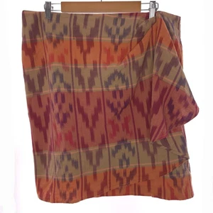 Lauren Ralph Lauren Berry Multicolor Womens Wrap Skirt Size 16 - Picture 1 of 9