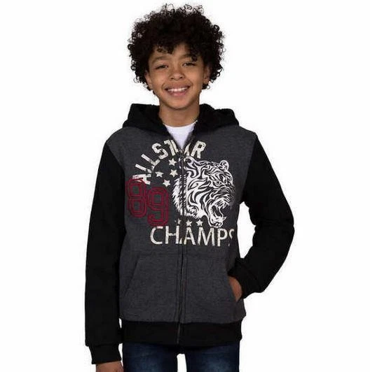 НОВЫЙ! LEE МАЛЬЧИКА МОЛОДЕЖИ УЮТНЫЙ ШЕРПА С ПОДКЛАДКОЙ С КАПЮШОНОМ ПОЛНЫЙ МОЛНИИ КУРТКА! РАЗНООБРАЗИЕ СТИЛЕЙ - Изображение 1 из 1