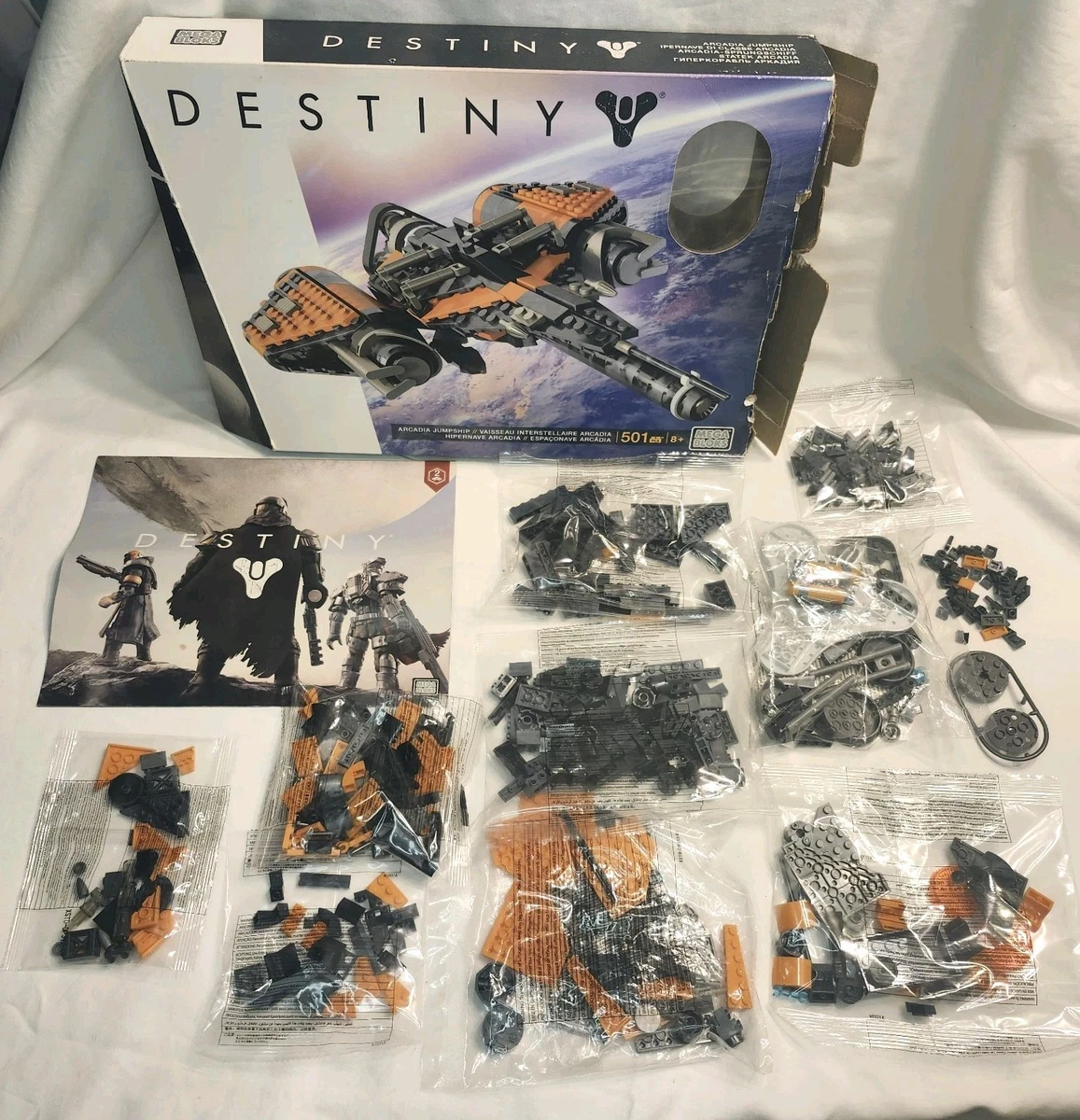 Mega Bloks Blocks Destiny Arcadia Jumpship 501 Pcs DPJ12 for sale