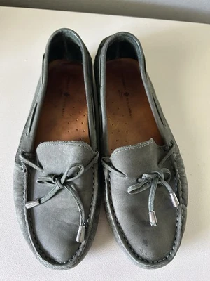 Mocasín Mocasín de Cuero Mercanti Florentini Zapato para Conducir Talla 8 - Cuero Verde Foto 1 de 4