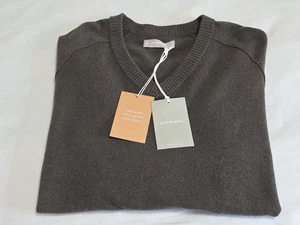 Maglione pullover leggero scollo a V misto cashmere Everlane manica lunga taglia large - Foto 1 di 16