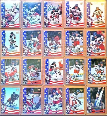 Miracle On Ice Signature Rookies Auténtico Set de Autógrafos (20 Jugadores) con Promoción Foto 1 de 4
