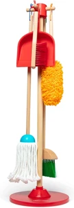 Dust Sweep Mop 6-Piece Pretend Play Set, Toddler Toy Cleaning - Picture 1 of 12