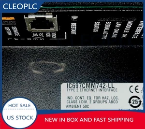 Fanuc IC697CMM742 IC697CMM742-LL Series Ethernet Interface Module US Free TAX - Picture 1 of 23
