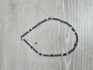 Silpada Sterling Silver Purple Amethyst Beaded Necklace N1305 - Picture 1 of 2