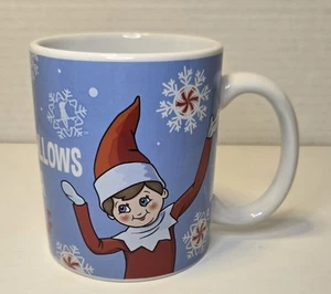 Taza de cacao Elf on the Shelf 2021 copos de nieve vacaciones de Navidad The LumiStella Co. - Imagen 1 de 9