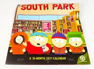 Calendario de pared South Park 2011 comedia central Cartman Kenny Stan Kyle - Imagen 1 de 4