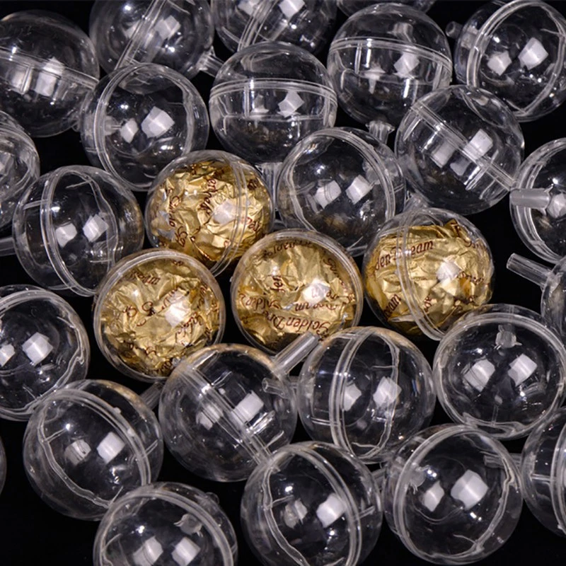 50pcs Clear Chocolate Box Truffle Liner Flower Candy Box Bouquet Chocolate Box - Image 1 of 4