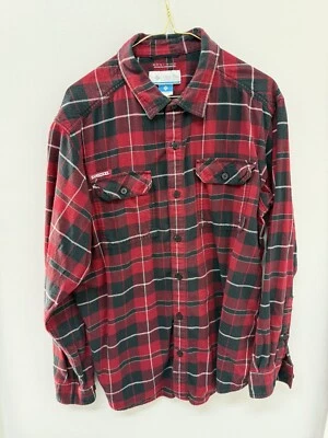 Columbia Flannel Shirt South Carolina Gamecocks Omni Wick Plaid Mens Large - Image 1 of 4
